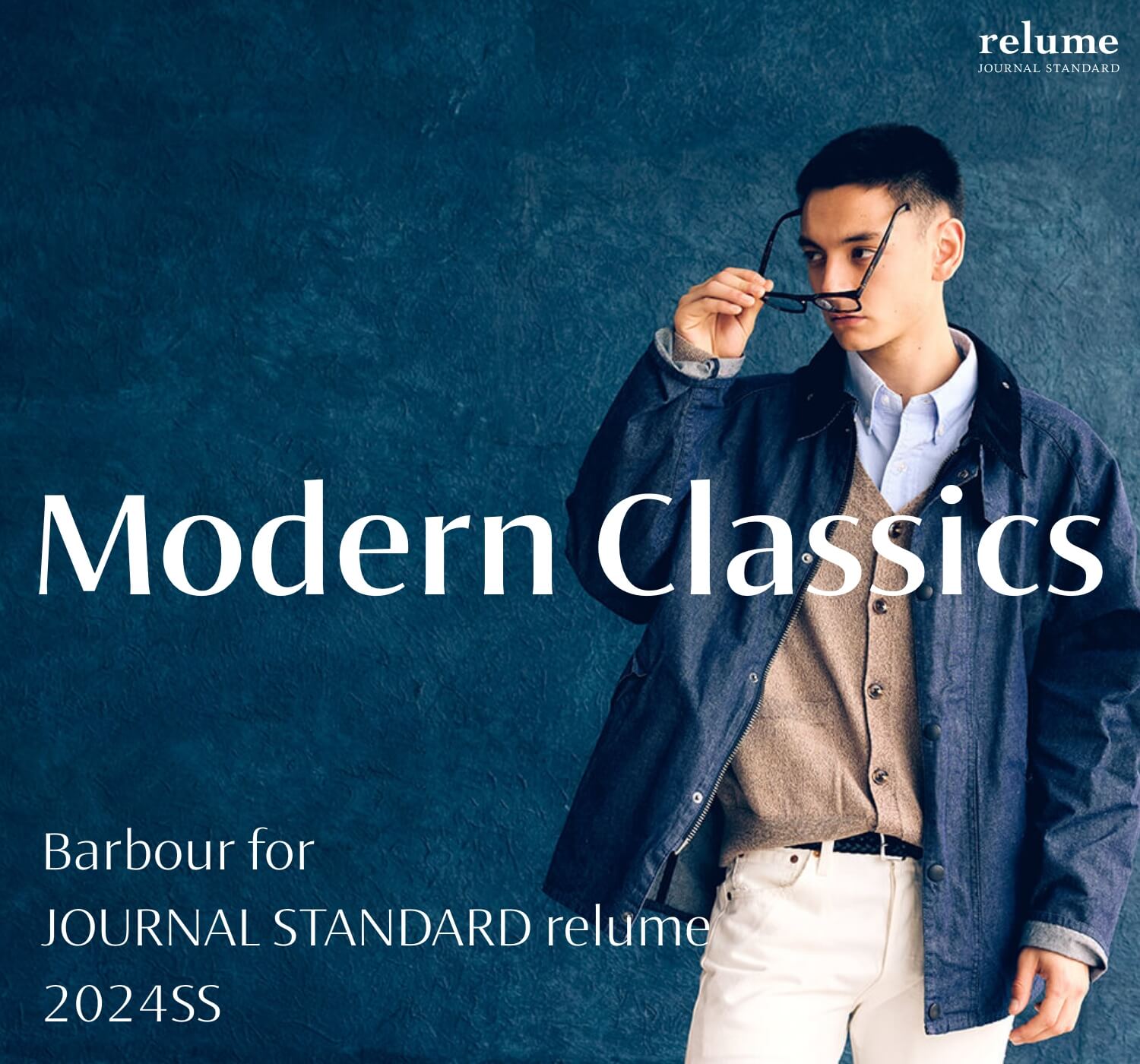 Modern Classics Barbour for JOURNAL STANDARD relume 2024SS