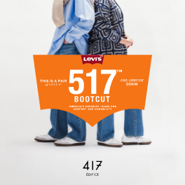 Levi's® for 417 ÉDIFICE / 517™ BOOT CUT｜417 EDIFICE｜特集