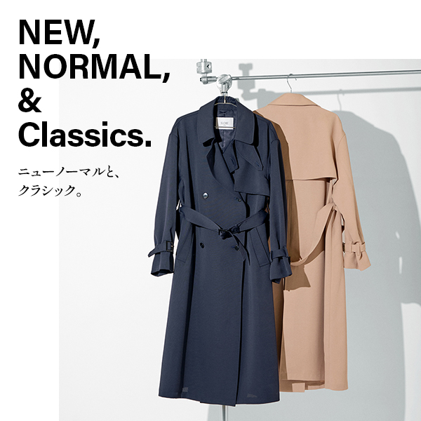 slobe iena トレンチコート ニューノーマルと、クラシック。#72. SLOBE IENAのWashable trench