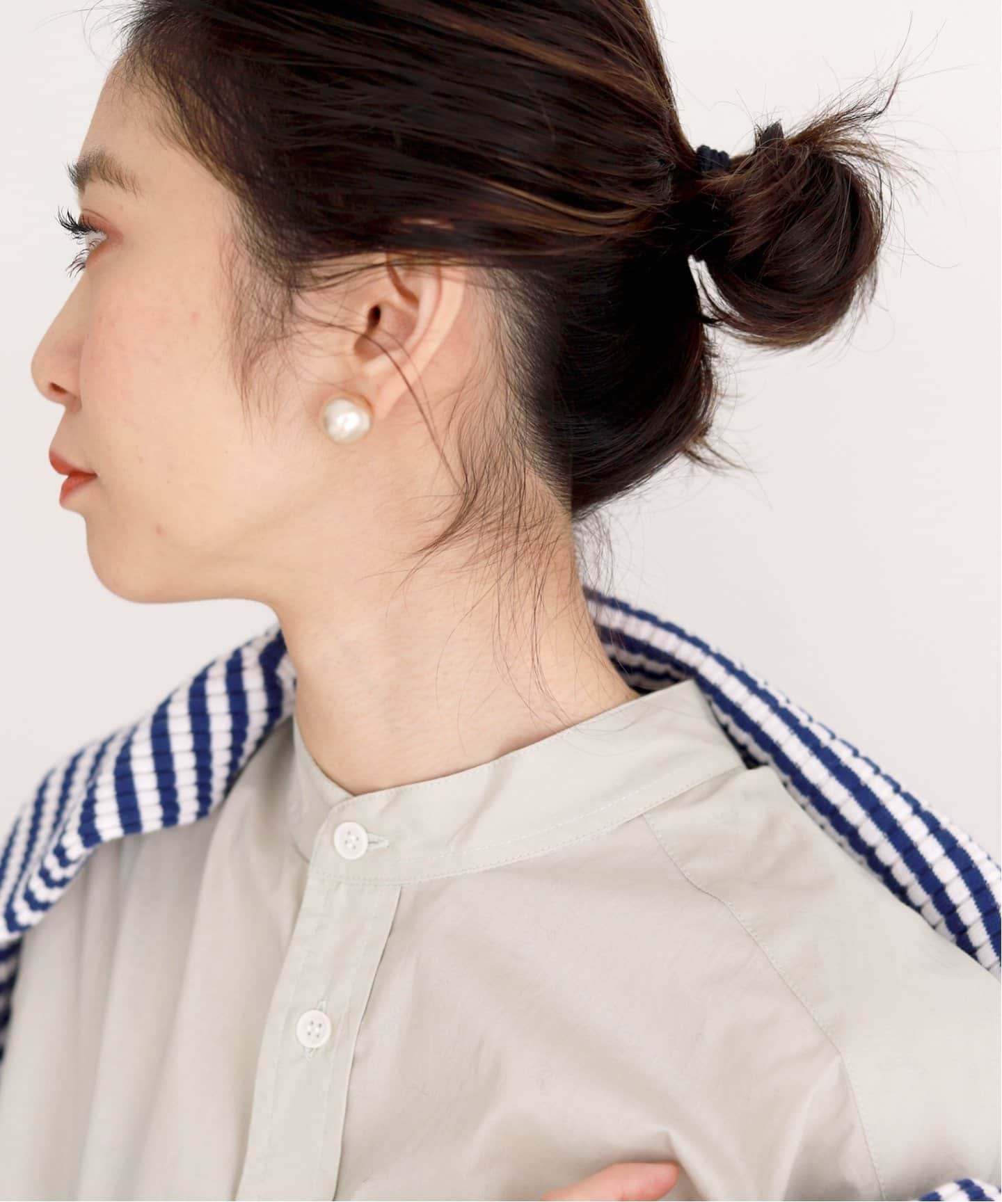 IENA♡PAREL PARELパールフープピアス IENA♡PAREL PARELパールフープピアス