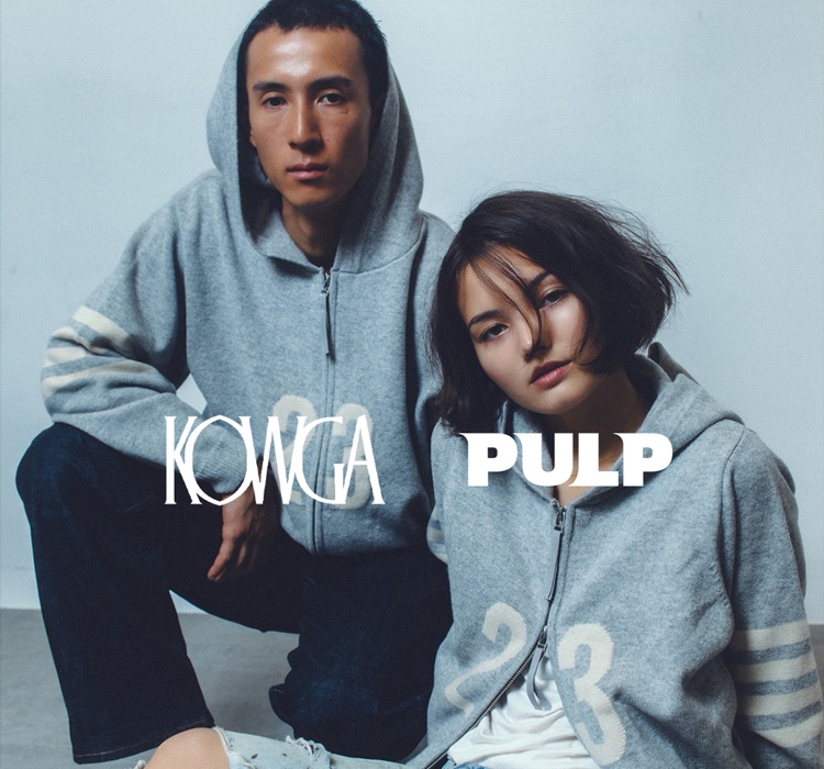 KOWGA × PULP EXCLUSIVE FOOT BALL KNIT HOODIE｜PULP｜特集