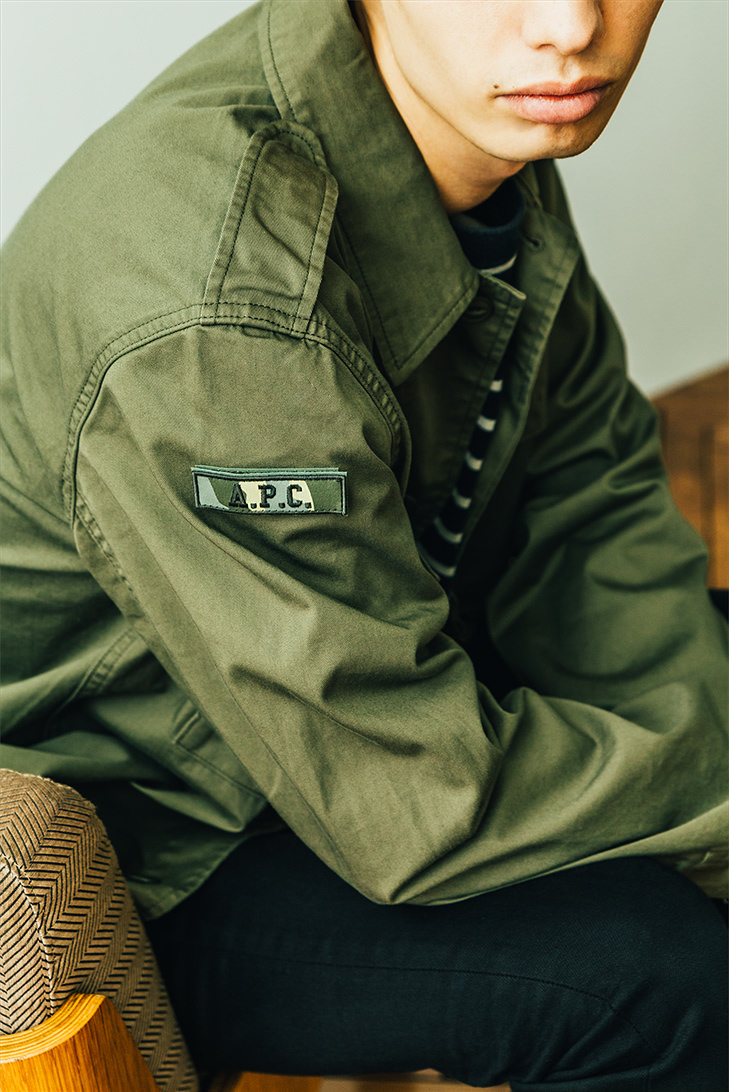 A.P.C - アーペーセー A.P.C×relume別注 ミリタリージャケット A.P.C. for JOURNAL STANDARD relume MILITARY LIMITED EDITION｜特集