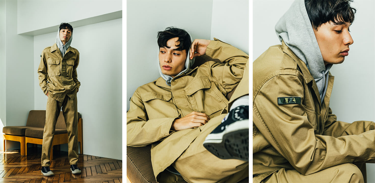 A.P.C. for JOURNAL STANDARD relume MILITARY LIMITED EDITION｜特集