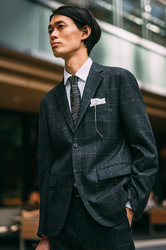 美品 edifice エディフィス セットアップ 背抜き 美品】エディフィス セットアップ カジュアルスーツ ネイビー 背抜き