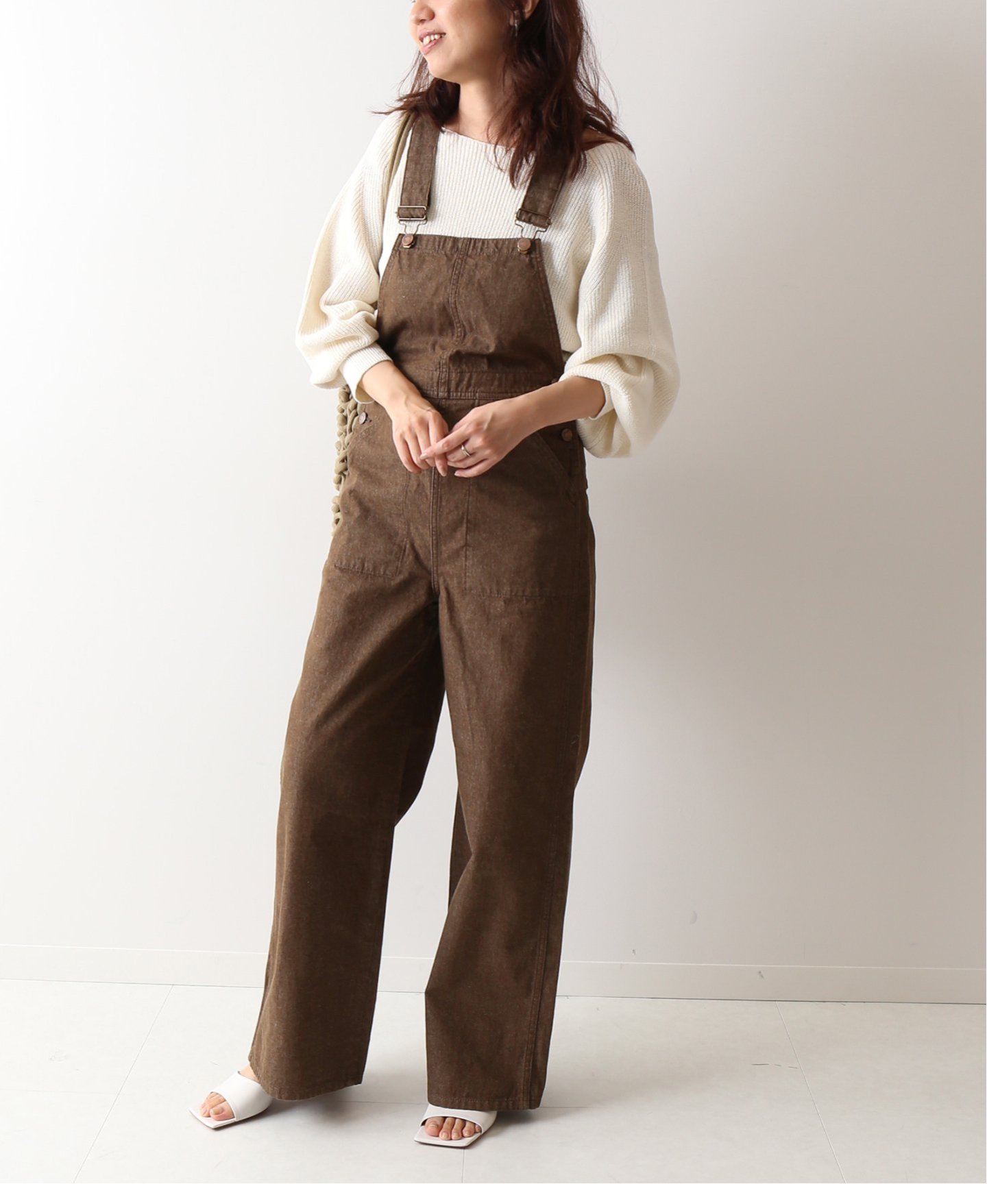 ブルコ　ブラウン コーデュロイ オーバーオール L BLUCO / WARM OVERALL (BROWN) – Feelin'