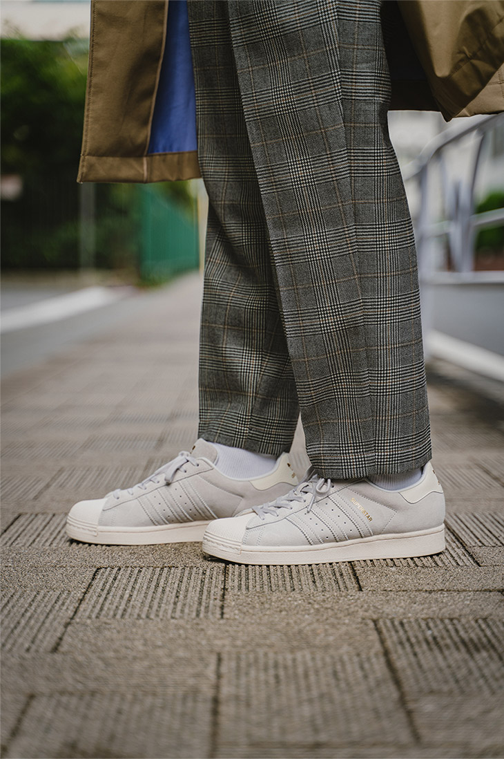 かーず様用【EDIFICE 別注】SUPERSTAR グレー 28.5 adidas originals アディダス スニーカー SUPERSTAR 80S
