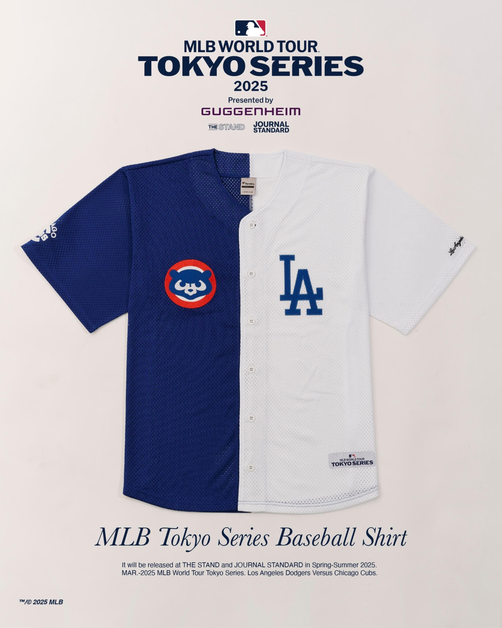 ドジャース　カブス　東京シリーズ限定　ジャーナルスタンダード　ユニフォーム　XL MLB TOKYO SERIES 2025】 日本開催を記念したコレクションが
