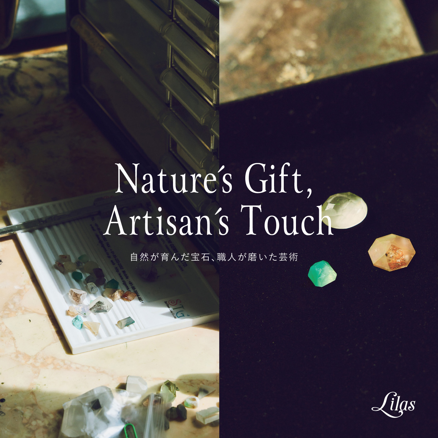 Nature's Gift, Artisan's Touch 自然が育んだ宝石、職人が磨いた芸術