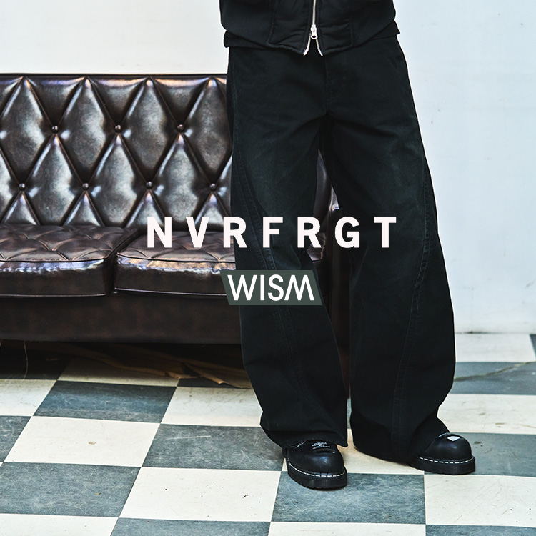 【新品・別注】3D TWISTED WIDE LEG DUCK 5P PANTS NVRFRGT / ネヴァーフォーゲット】WISM 別注 3D TWISTED WIDE LEG DUCK