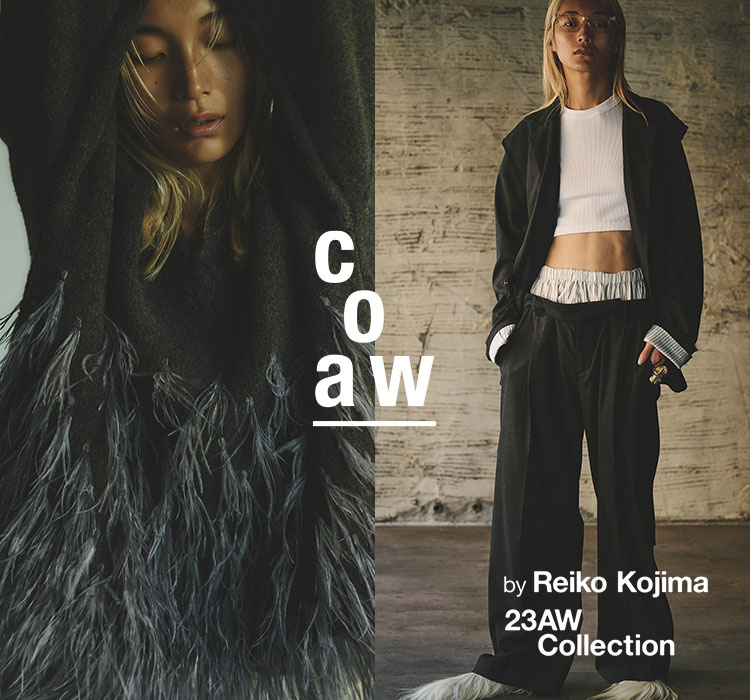 coaw / コア | 2023AW | by reiko kojima / paint sweat / × 小島令子 ペイント スウェット | F | ネイビー | レディース coaw by Reiko Kojima 23AW Collection｜BAYCREW'S STORE LIMITED