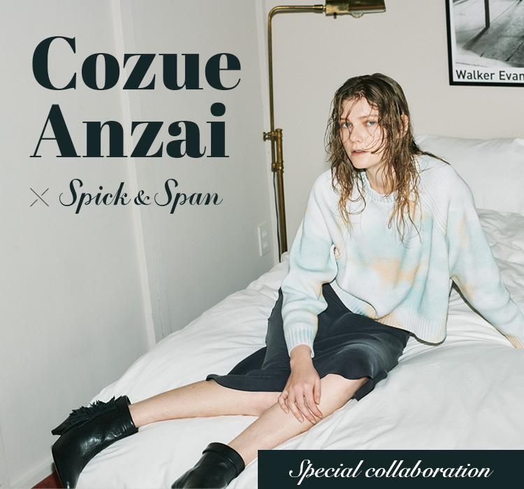 新品タグ付☆スピックアンドスパン　安西こずえコラボ　ニットワンピース　ミニ Cozue Anzai × Spick & Span Special collaboration｜Spick