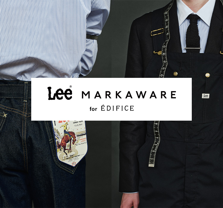 Lee × MARKAWARE for EDIFICE オーバーオール ブラック Lee × MARKAWARE for EDIFICE オーバーオール ブラック