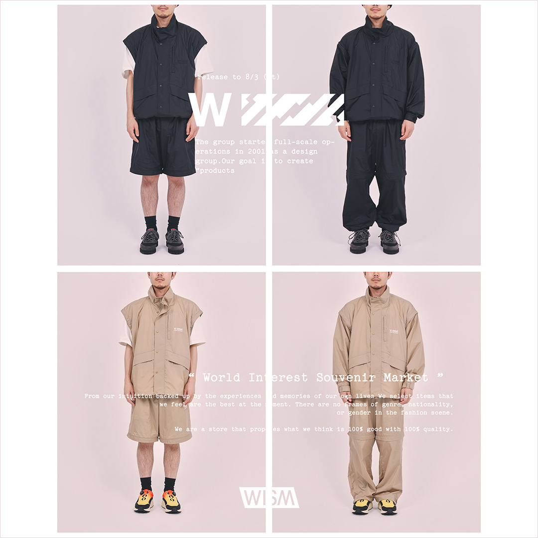 完売品【WIS-NESS / ウィズネス】2WAY JACKET 完売品【WIS-NESS / ウィズネス】2WAY JACKET