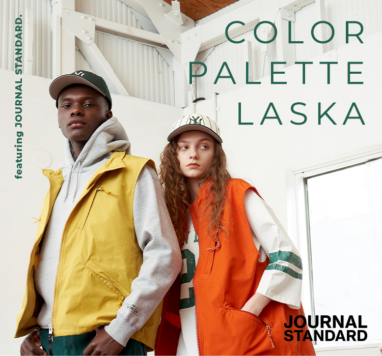 【タグ付き&3点セット】ジャンスカ バブーシュカ カーデ イエロー LL しま実 COLOR PALETTE LASKA featuring JOURNAL STANDARD.｜JOURNAL STANDARD