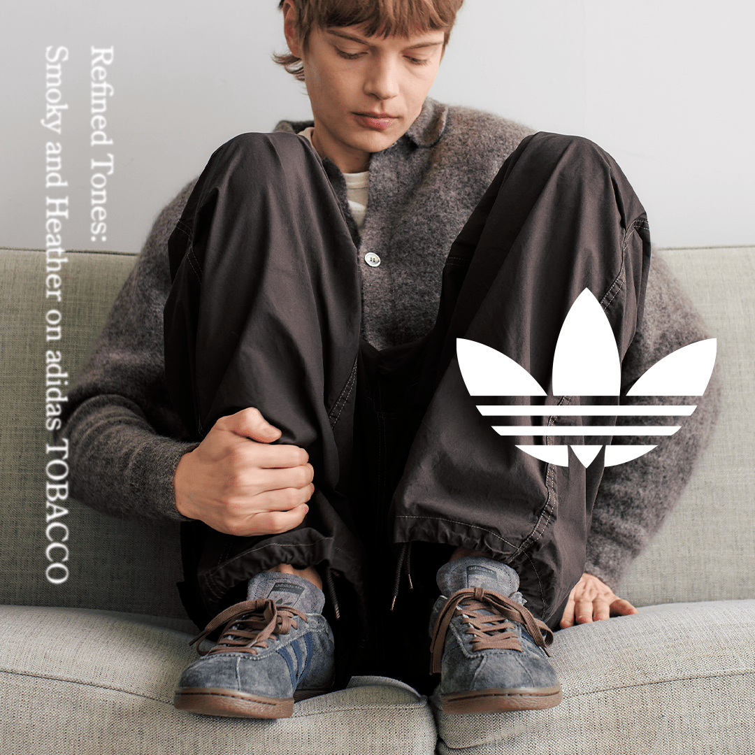 Refined Tones: Smoky and Heather on adidas TOBACCO｜JOURNAL
