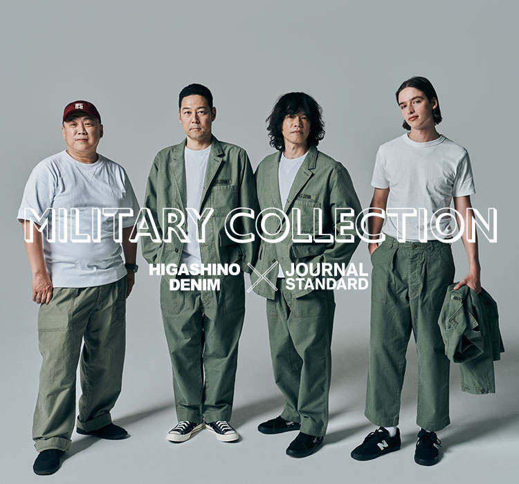 HIGASHINO DENIM × JOURNAL STANDARD “Military Collection