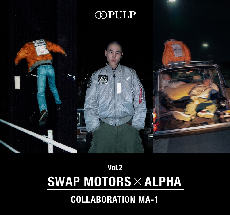 swap motors TSY MA-1 フライトジャケット パッチ付き swap motors TSY MA-1 フライトジャケット パッチ付き