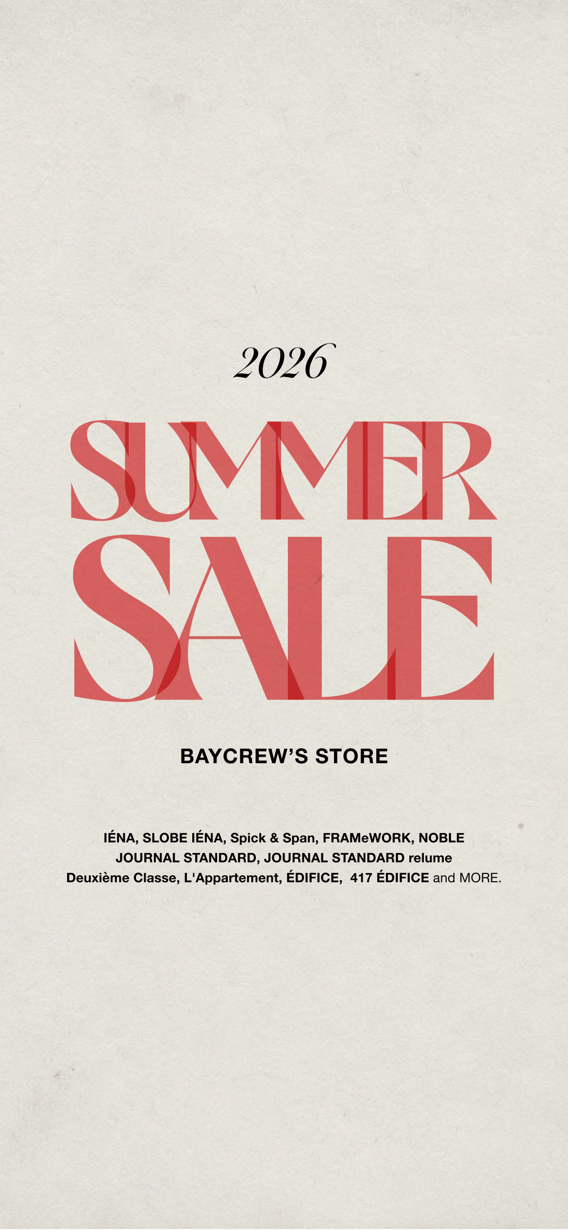 ベイクルーズのファッション通販｜BAYCREW'S STORE