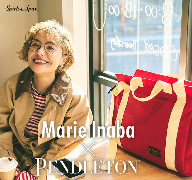 バッグ Spick and Span PENDLETON*MARIE INABA 大人気バッグの新サイズがデビュー！】Marie Inaba × PENDLETON