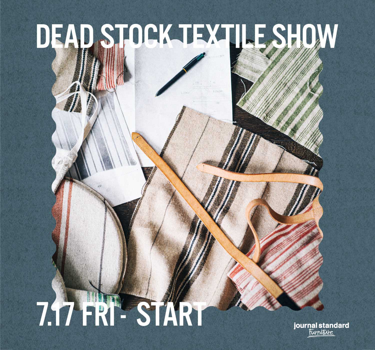 70年代のデッドストック生地を再構築！ DEAD STOCK TEXTILE SHOW