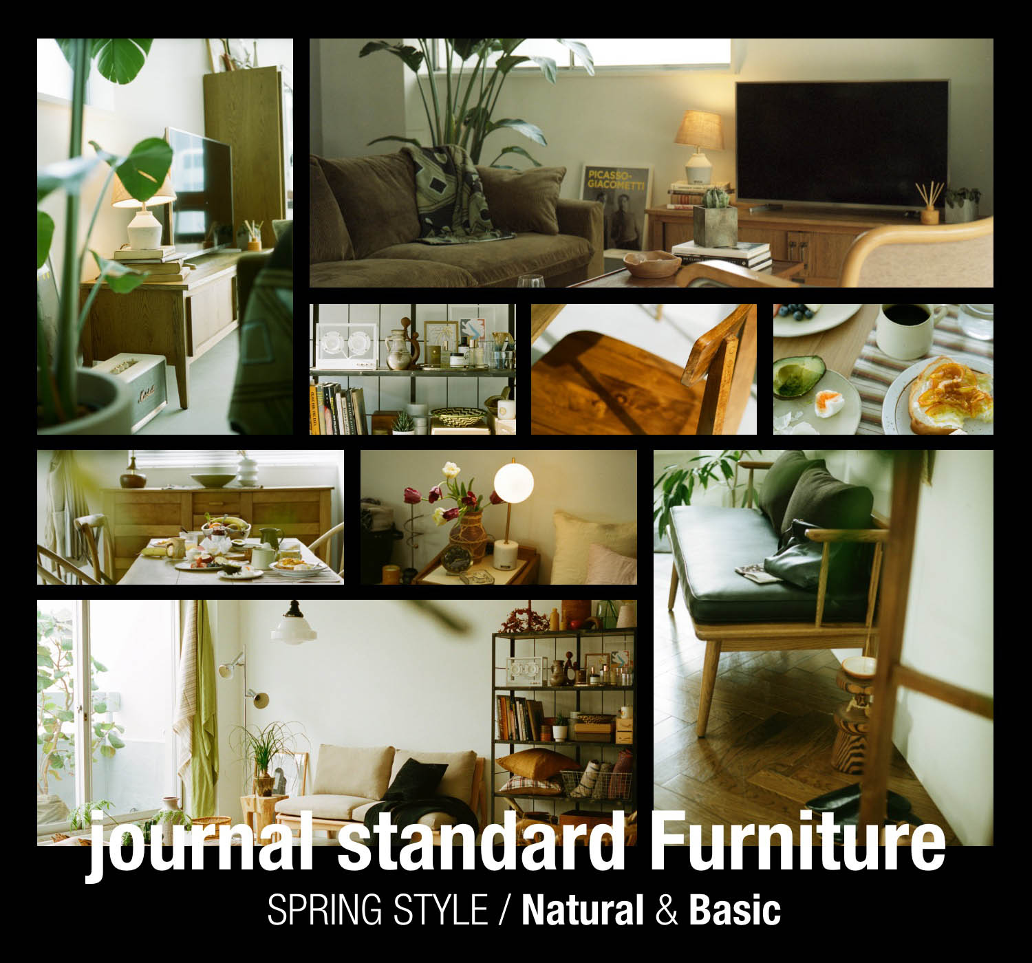 journal standard Furniture SPRING STYLE / Natural & Basic