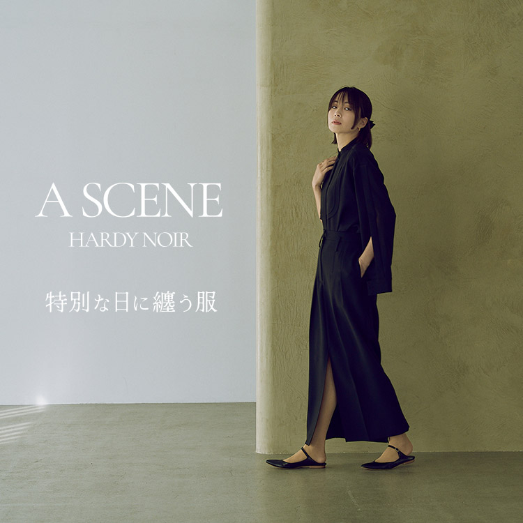 A SCENE - 特別な日に纏うHARDY NOIRのオケージョンウェア｜HARDY NOIR