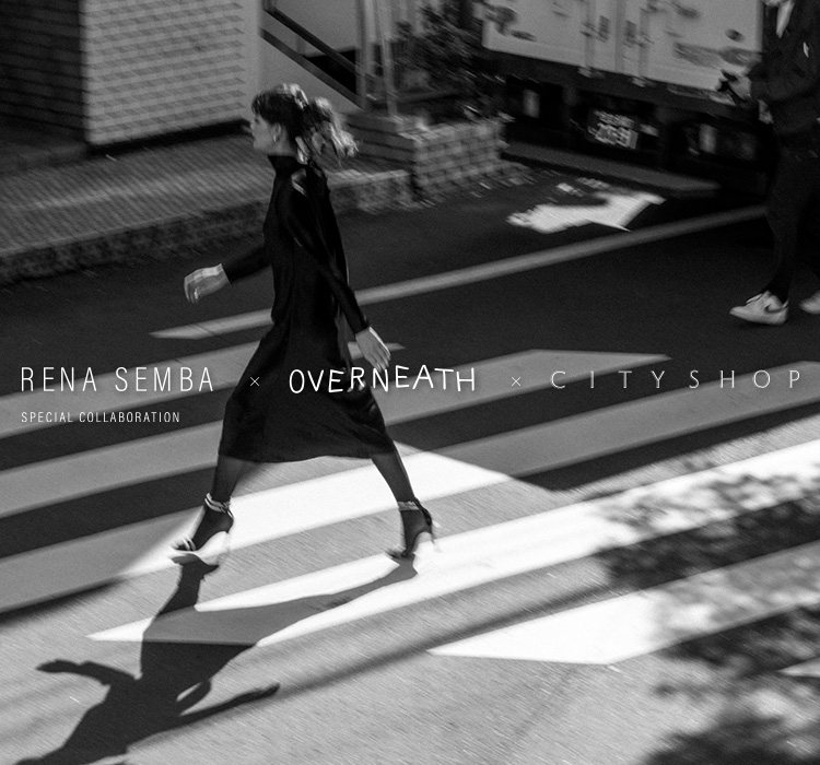 ≪未使用／希少コラボ≫　仙波レナ×CITYSHOP　 SHAGGY CAPE RENA SEMBA×Overneath×CITYSHOP SPECIAL COLLABORATION｜CITYSHOP