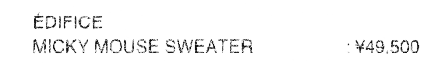 ÉDIFICE MICKY MOUSE SWEATER