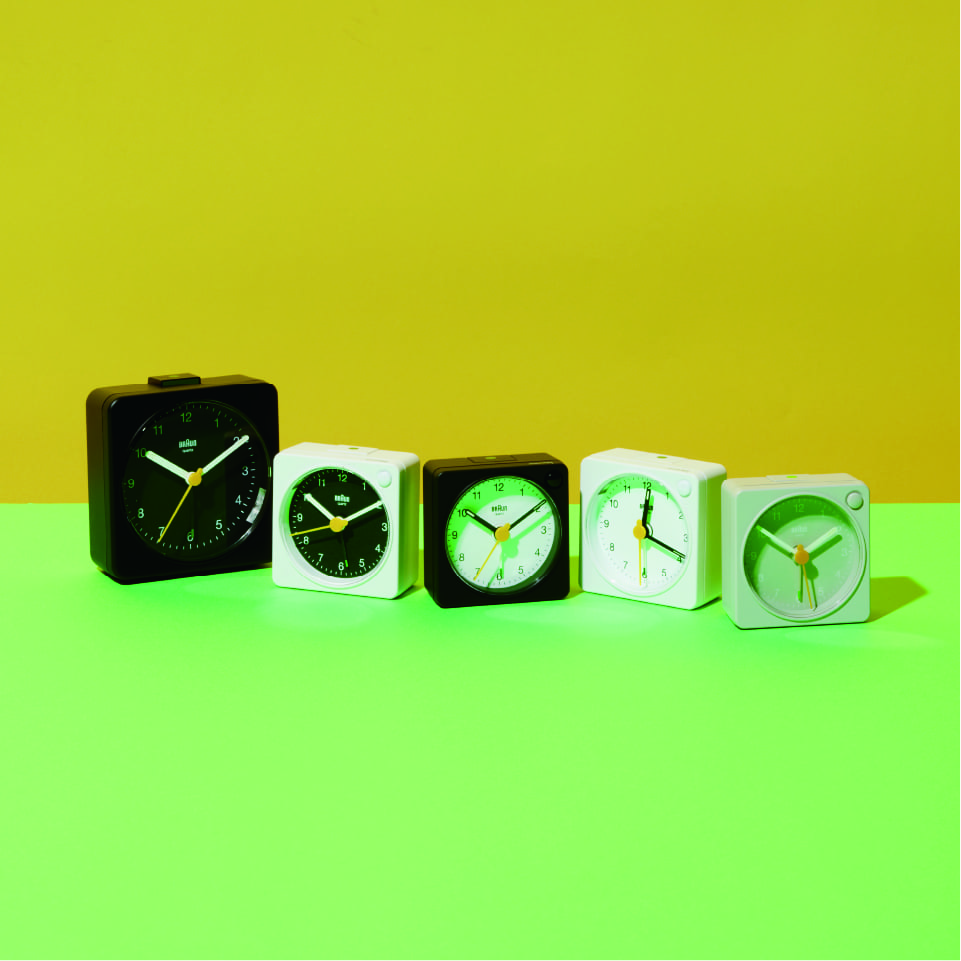 BRAUN ALARM CLOCK,TRAVEL ALARM CLOCK