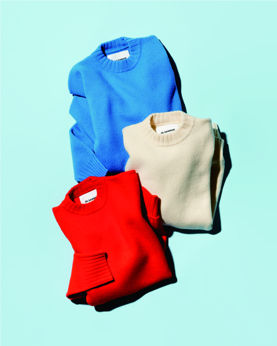 JIL SANDER CREW NECK SWEATER