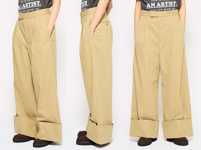 EXTRA WIDE CHINO PANTS