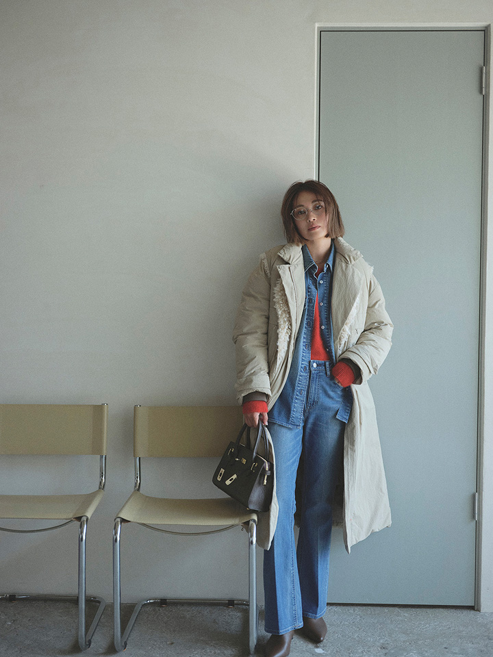 LOOK 01 Down Coat + Vest