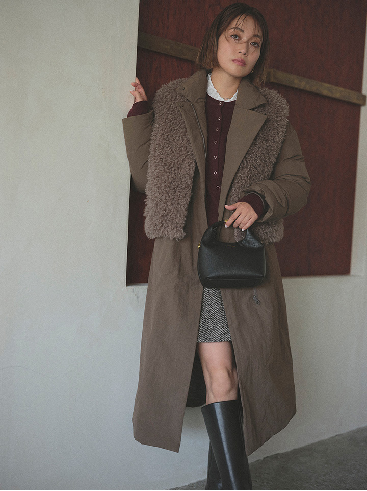 LOOK 04 Down Coat + Vest