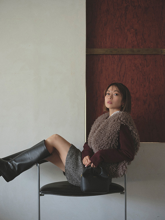 LOOK 04 Down Coat + Vest