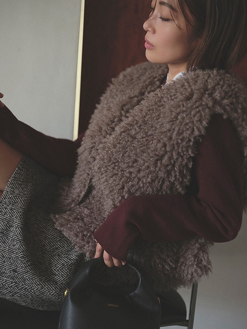 LOOK 04 Down Coat + Vest