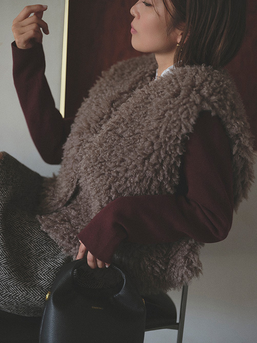 LOOK 04 Down Coat + Vest