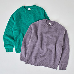 Suri Alpaca Blend Crew Neck Sweater
