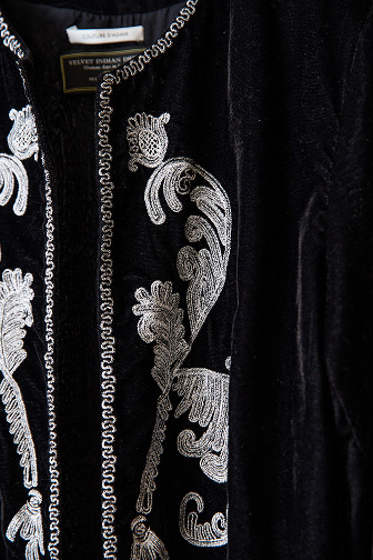 COUTURE D'ADAM VELVET EMBROIDERY JACKET
